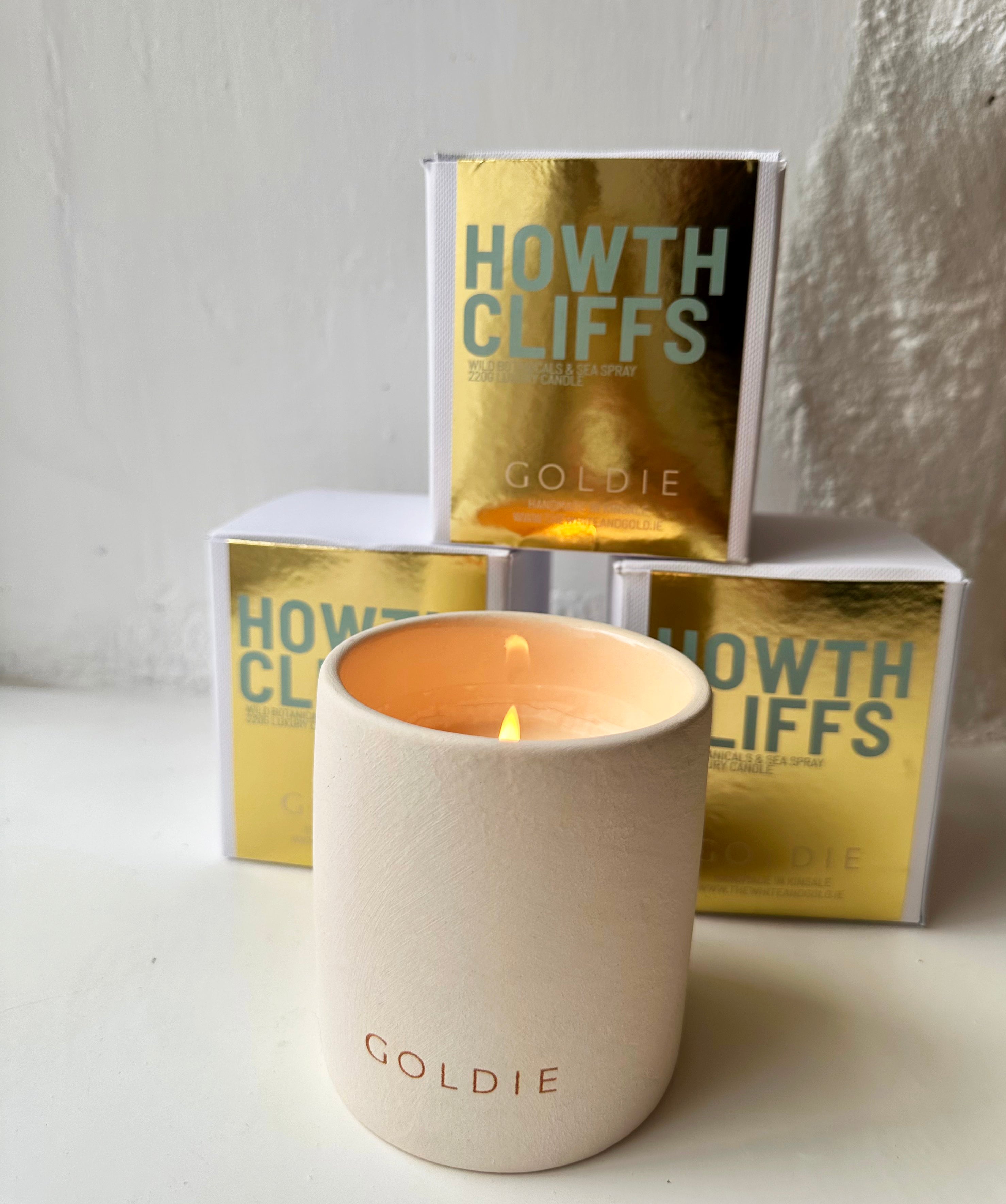 Howth Cliffs by Goldie - A Luxury Candle Handmade in Ireland
