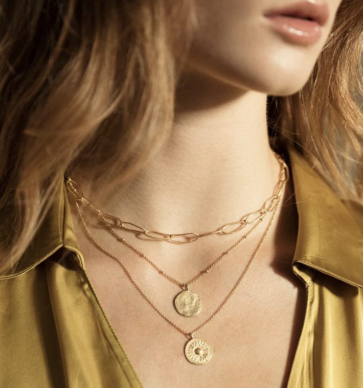 Agapée Horace Gold Loose Link Choker Necklace