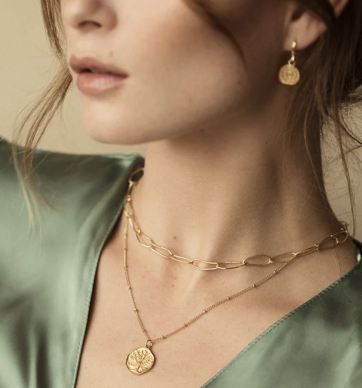 Agapée Horace Gold Loose Link Choker Necklace