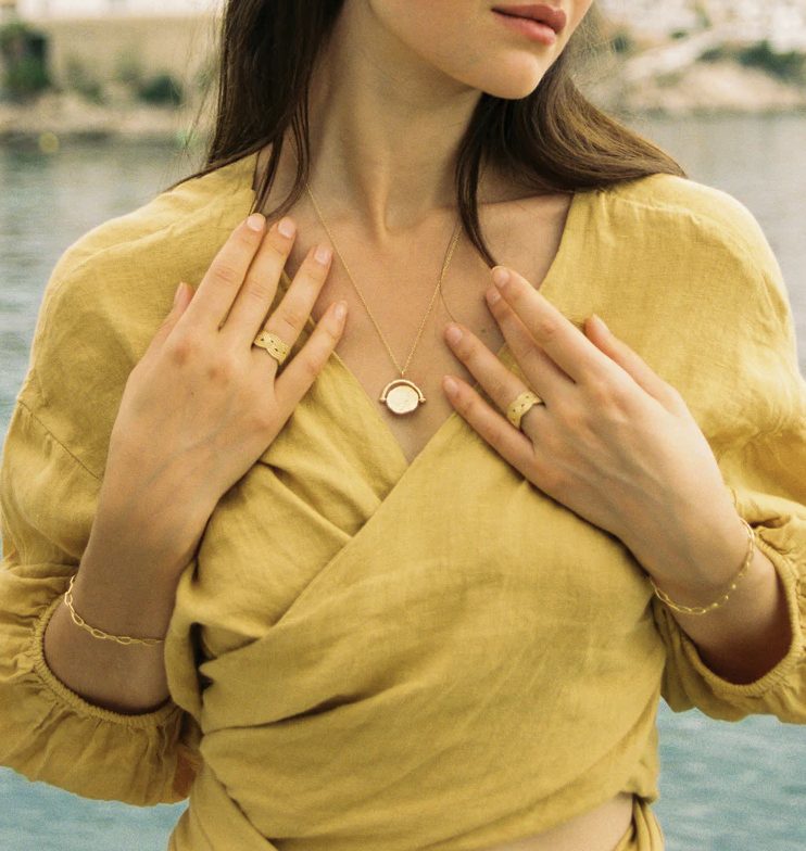 Agapée Solune Gold Necklace