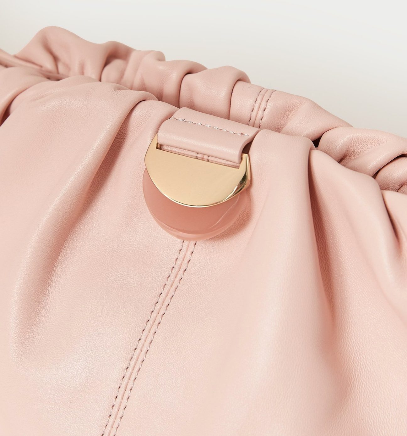 Analeigh Ballet Pink Clutch Bag by Loeffler Randall