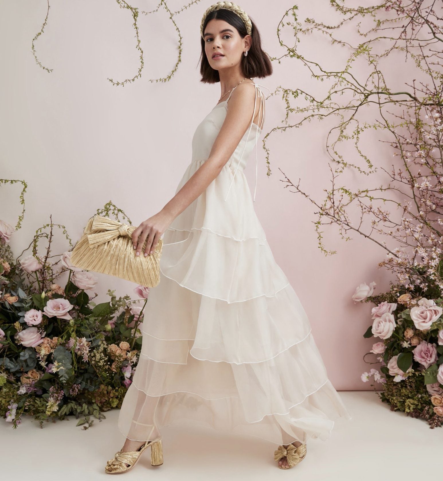 Beauty Pink Rayne Clutch Handbag by Loeffler Randall