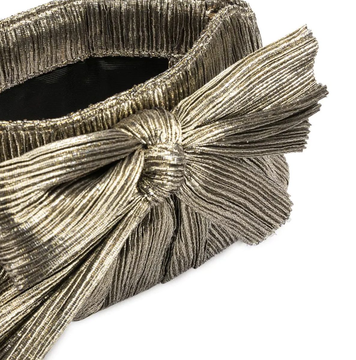 Dark Gold Rayne Clutch Handbag by Loeffler Randall