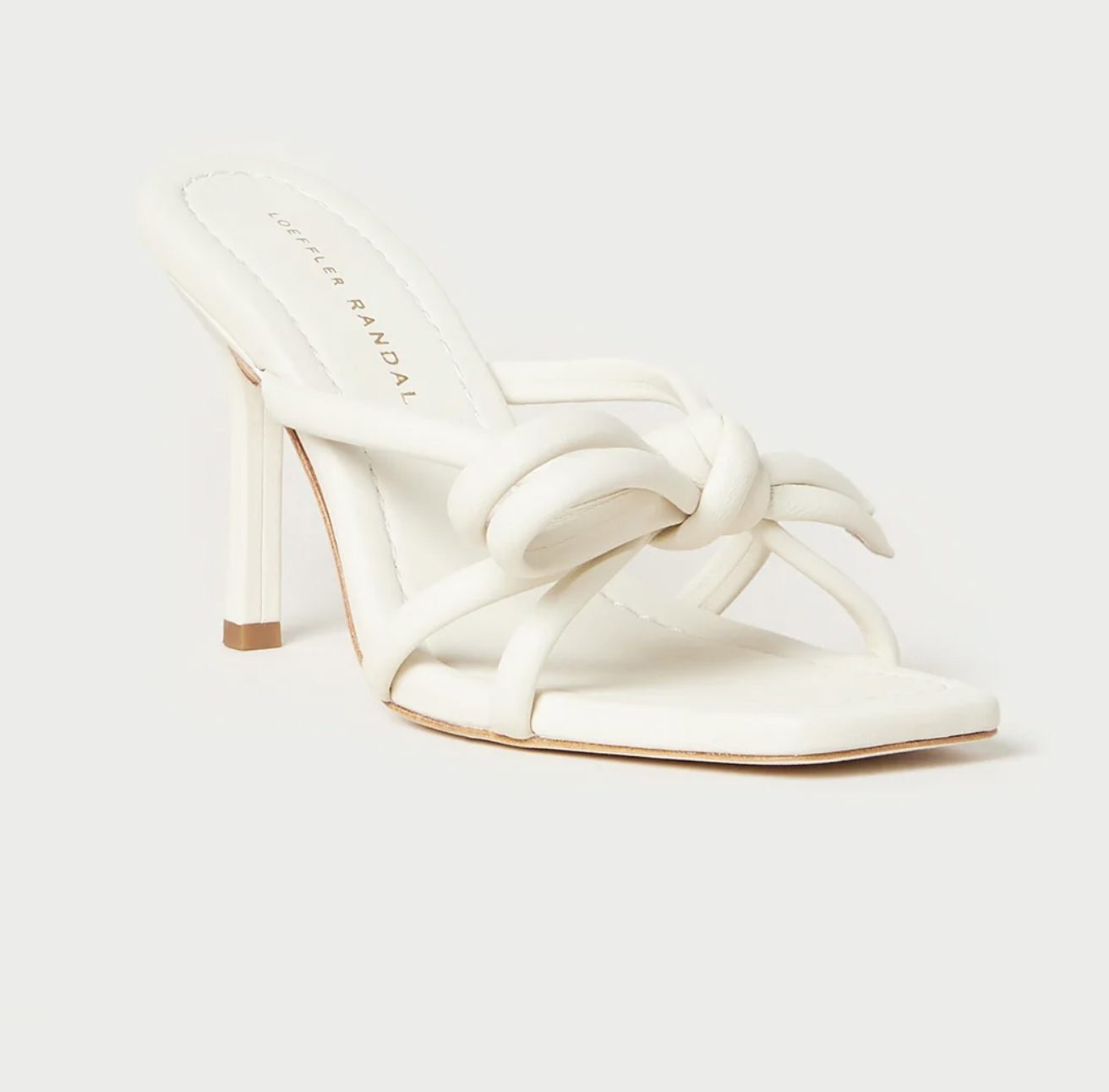 Loeffler Randall Margi Optic White Bow Heel