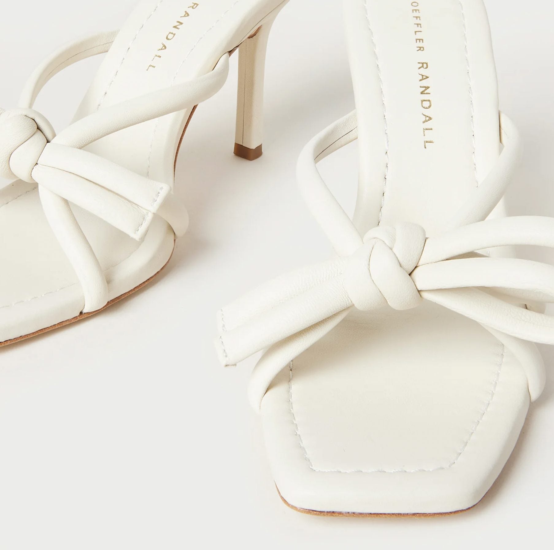 Loeffler Randall Margi Optic White Bow Heel