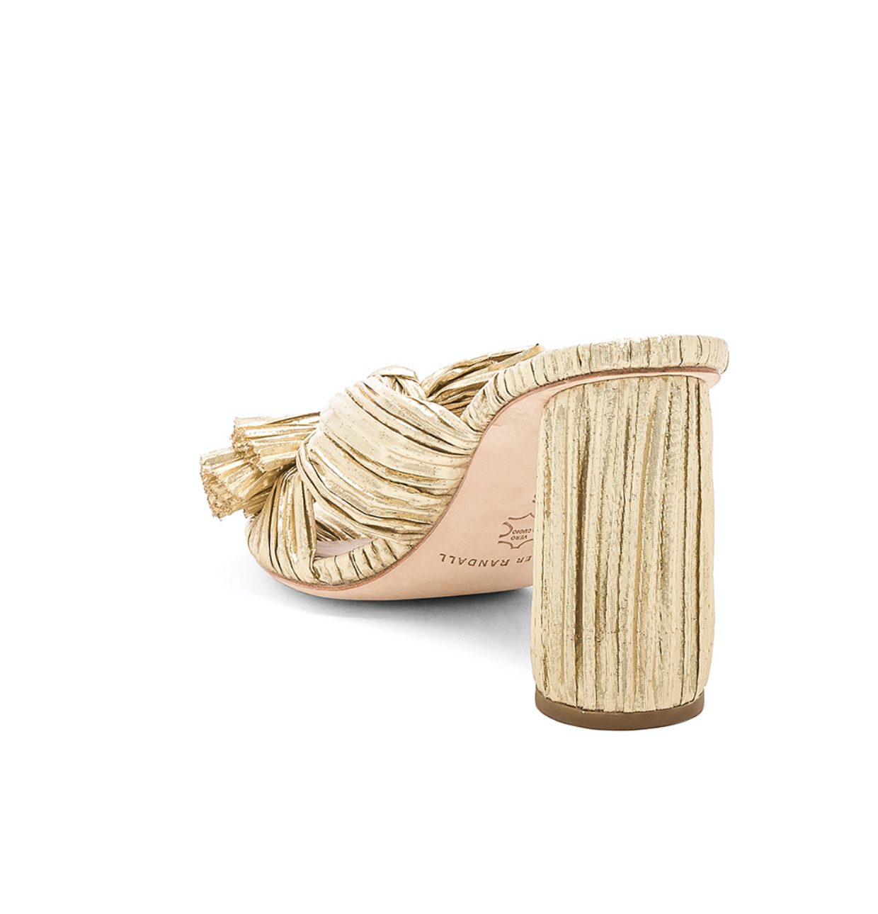 Loeffler Randall Penny Gold Mule Shoes