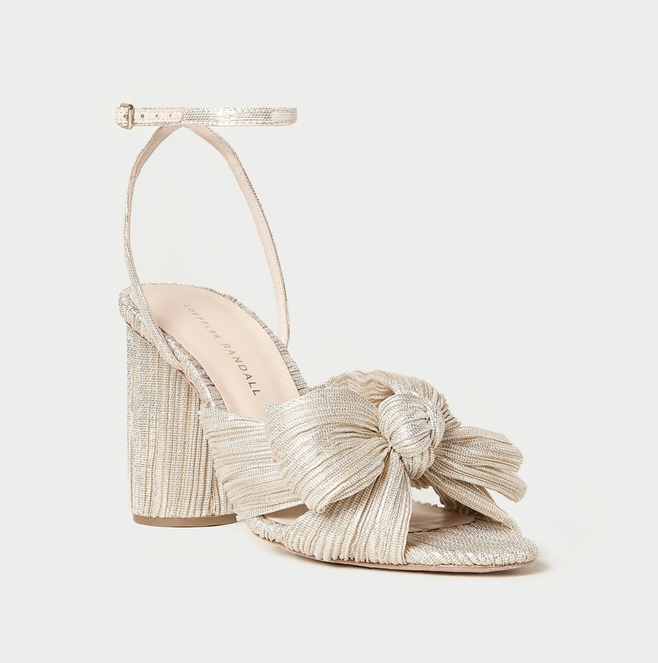 Platinum Camellia Shoes by Loeffler Randall