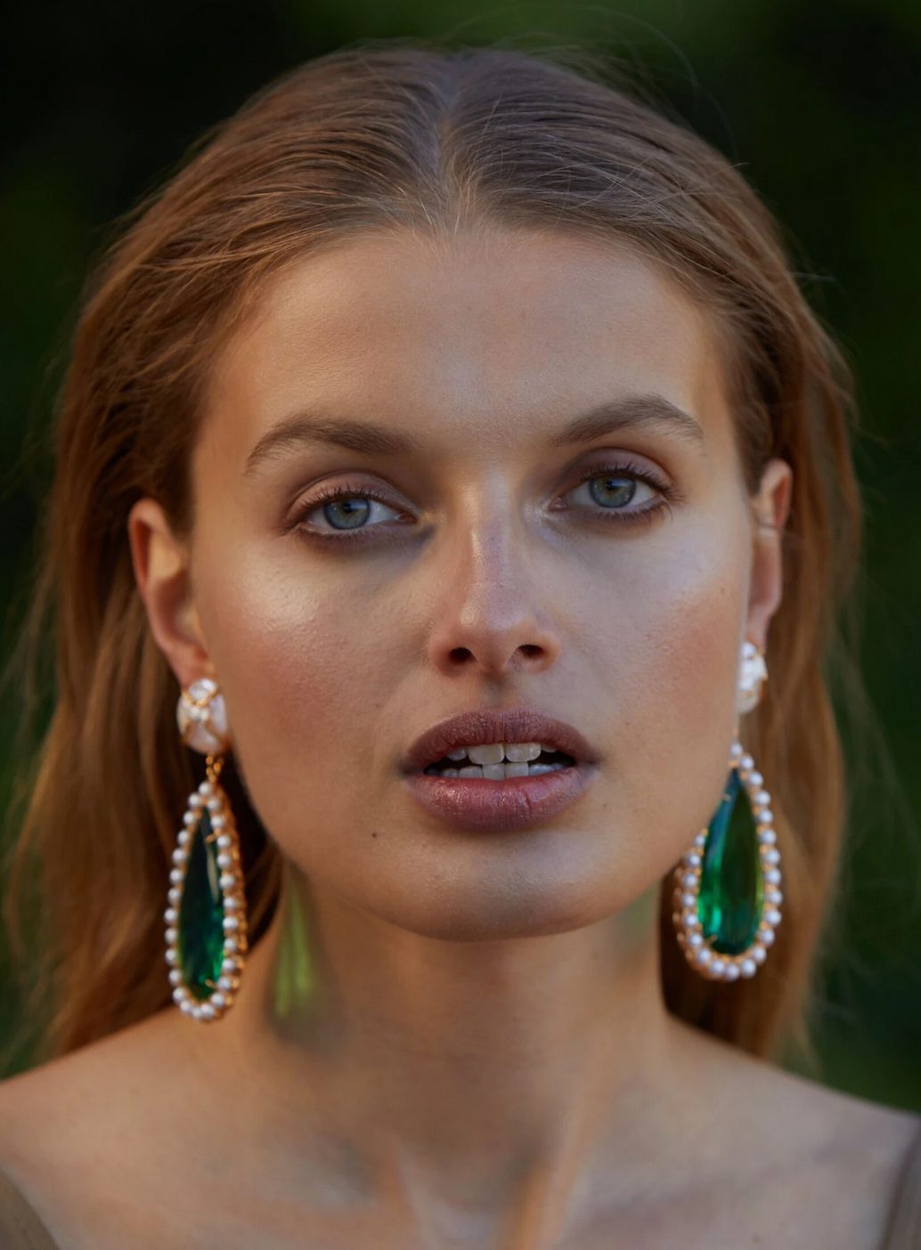 Grazia- Statement pearl earrings by Christie Nicolaides