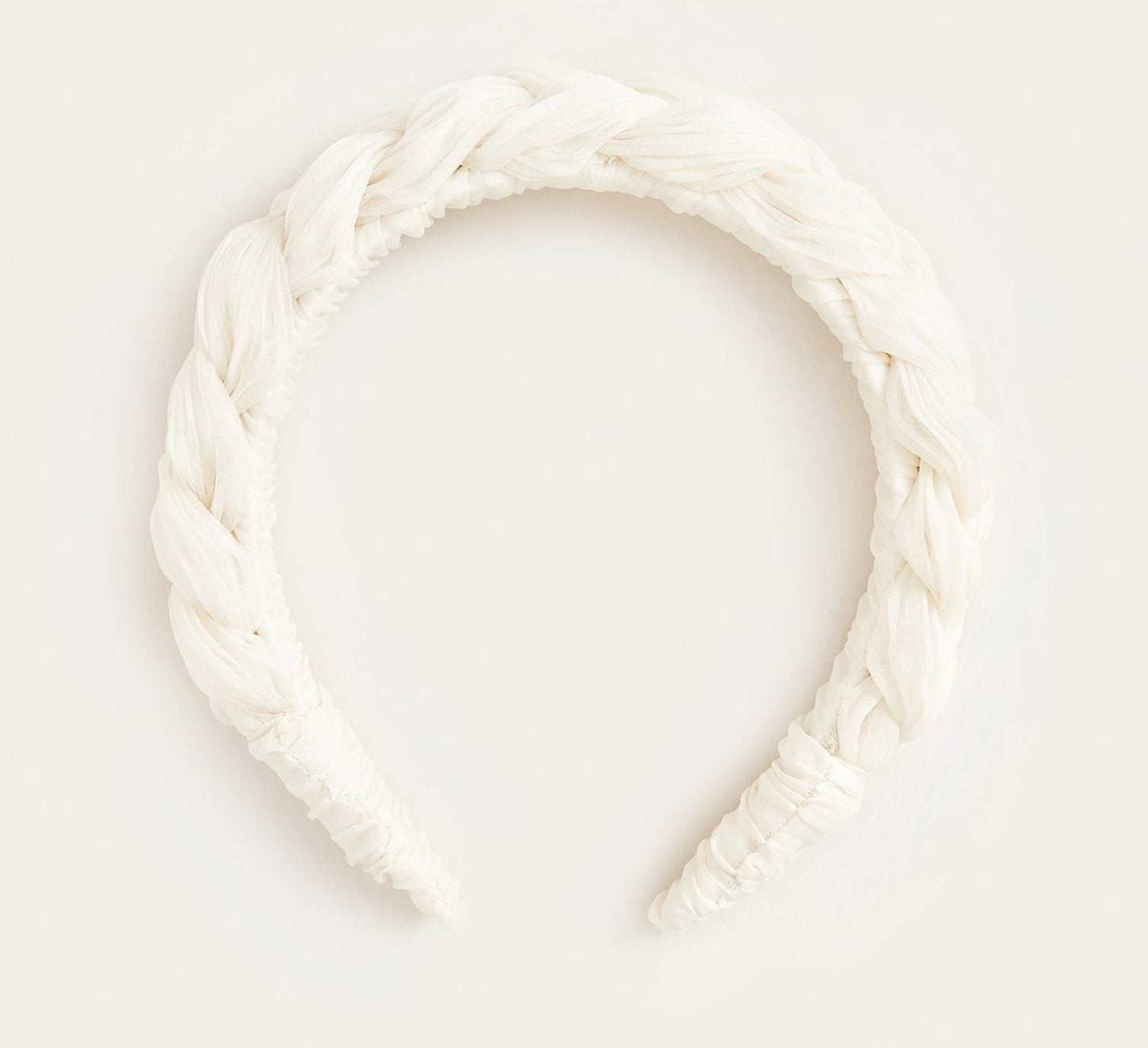 Lilac, Pearl Braided headband by Loeffler Randall