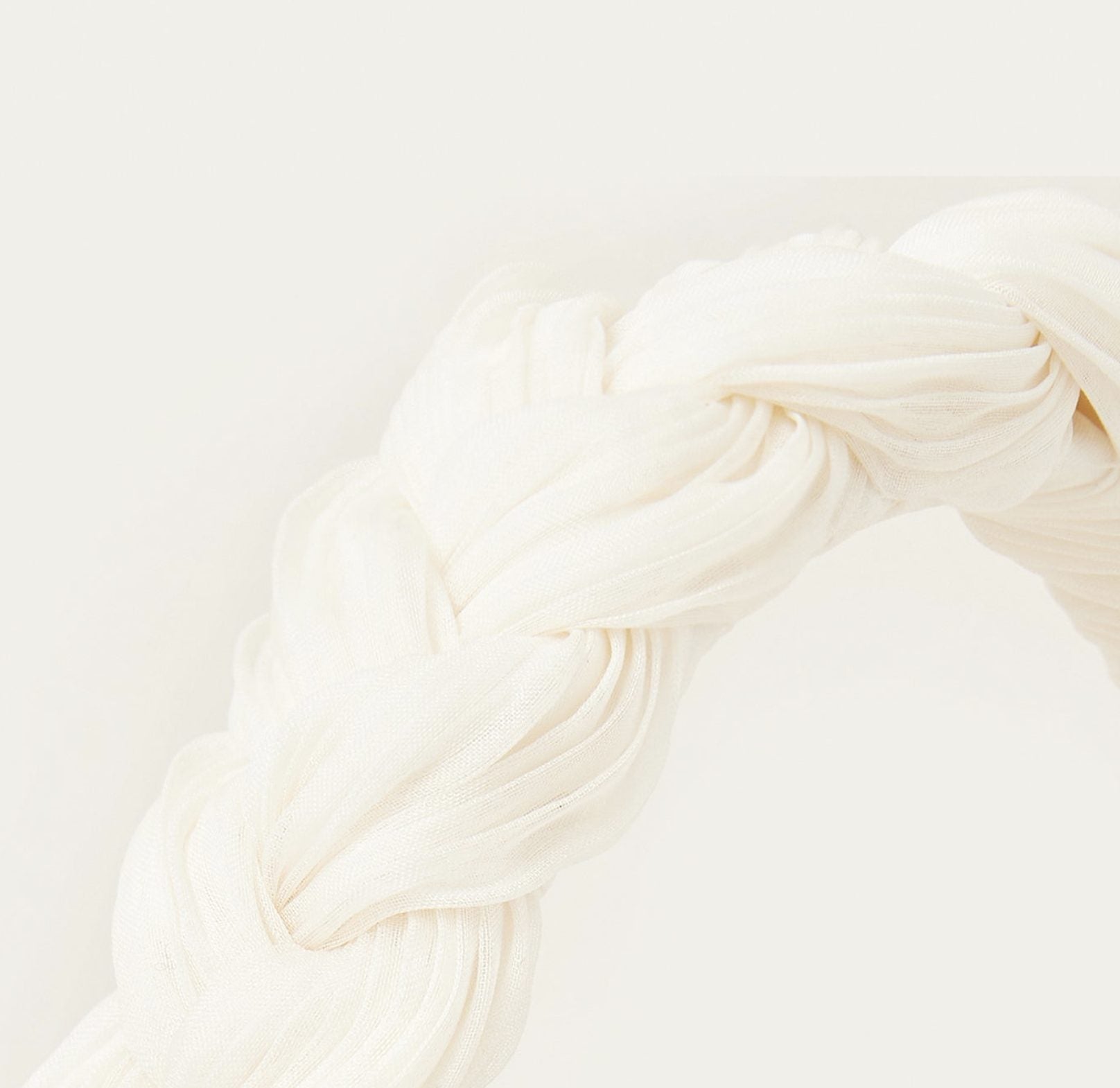 Lilac, Pearl Braided headband by Loeffler Randall