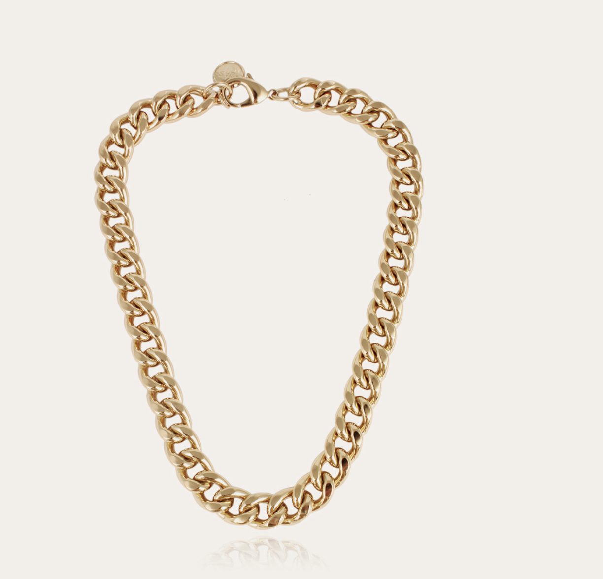 Chunky Gold Chain Necklace by Gas Bijoux