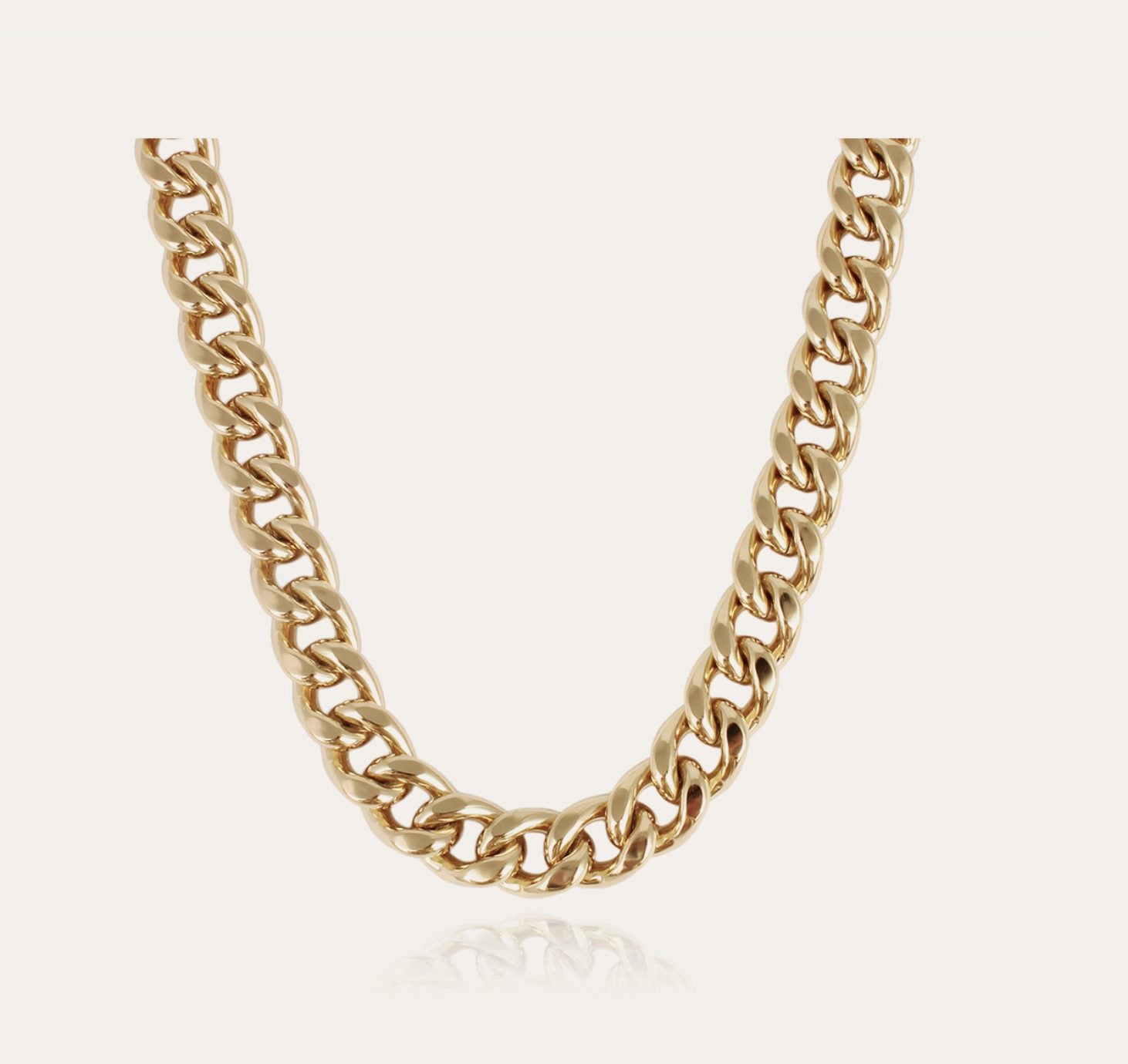 Chunky Gold Chain Necklace by Gas Bijoux
