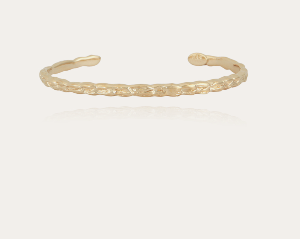 The Gold Liane Bangle By Gas Bjioux
