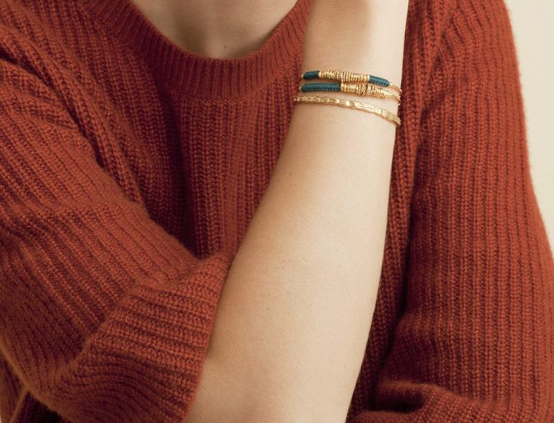 The Gold Liane Bangle By Gas Bjioux