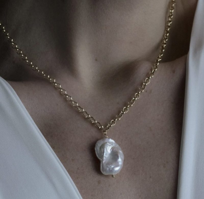 One Dame Lane Baroque Pearl Necklace