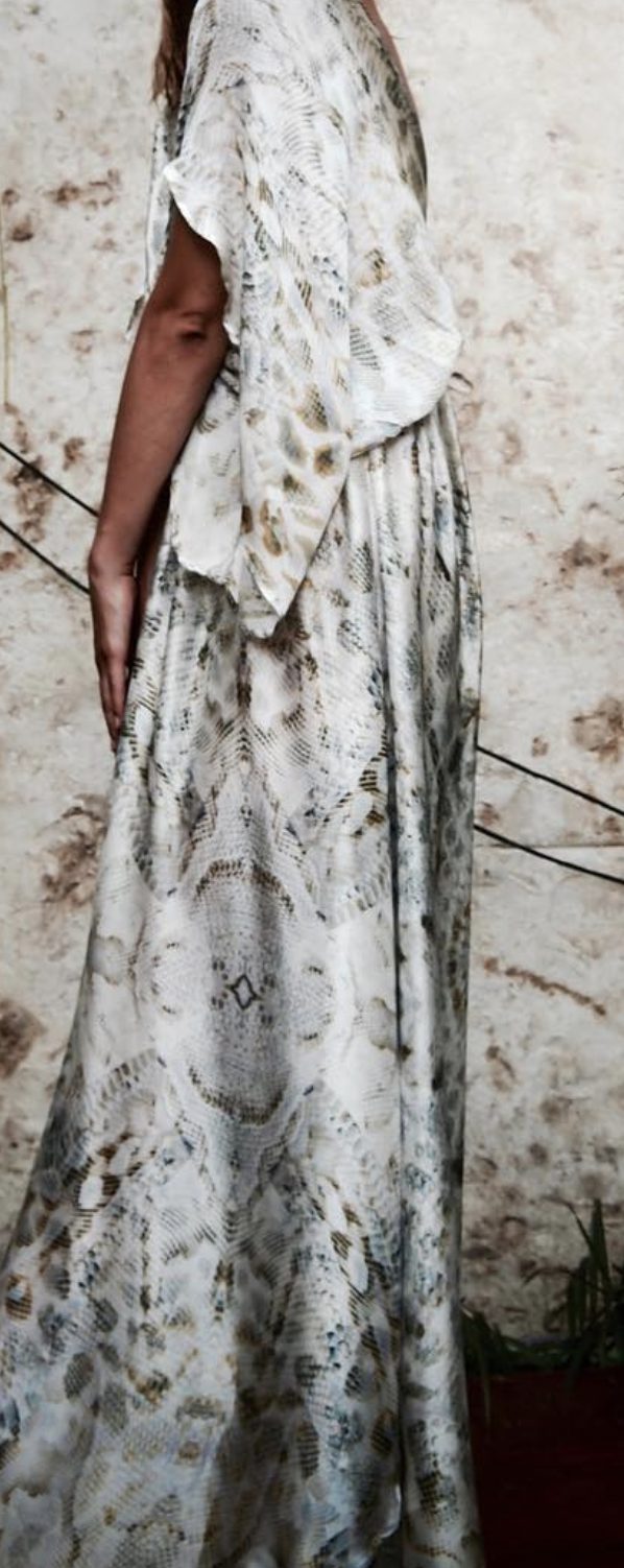 Yemanja silk Vivian Kimono By Mona Swims