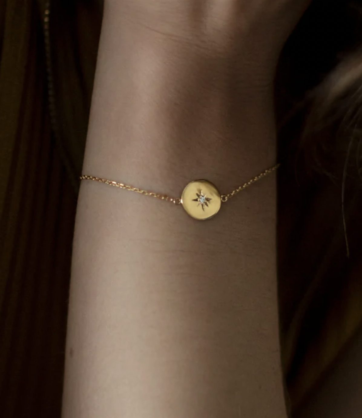Gold Celeste Bracelet By One Dame Lane
