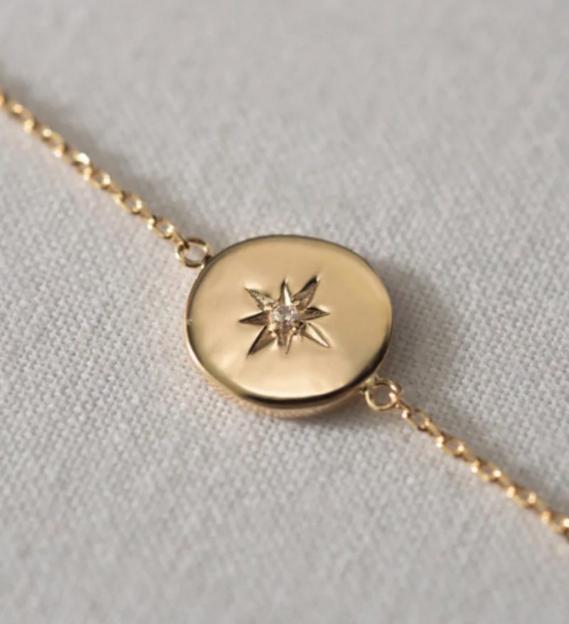 Gold Celeste Bracelet By One Dame Lane