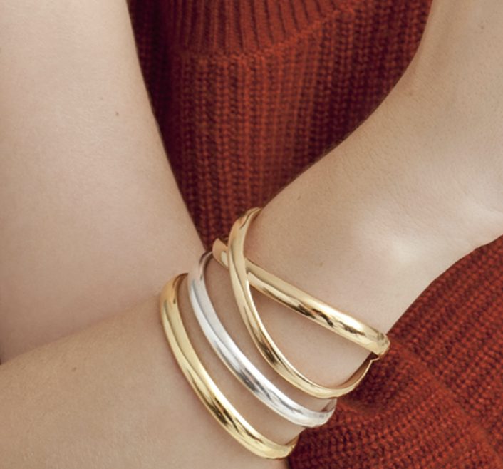The Gold Jonc Bangle By Gas Bjioux