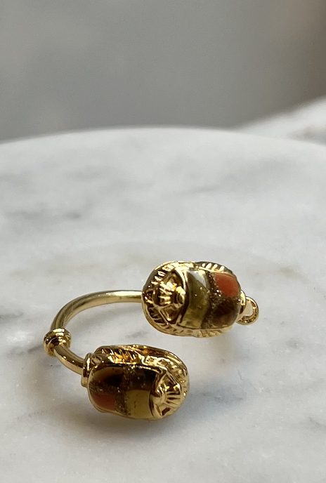 Beetle Gold Ring by Gas Bijoux