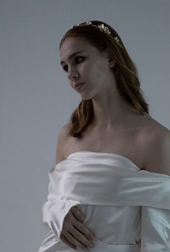 Claire Pearl, Floral Crown by Blue Meadow