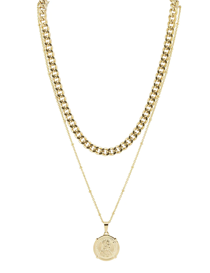 Sahira Edina Coin Necklace