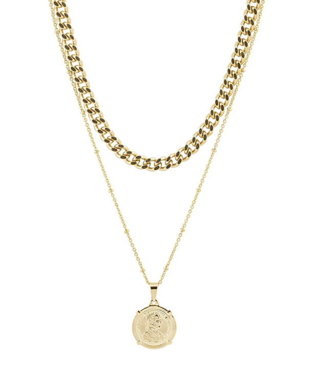 Sahira Edina Coin Necklace