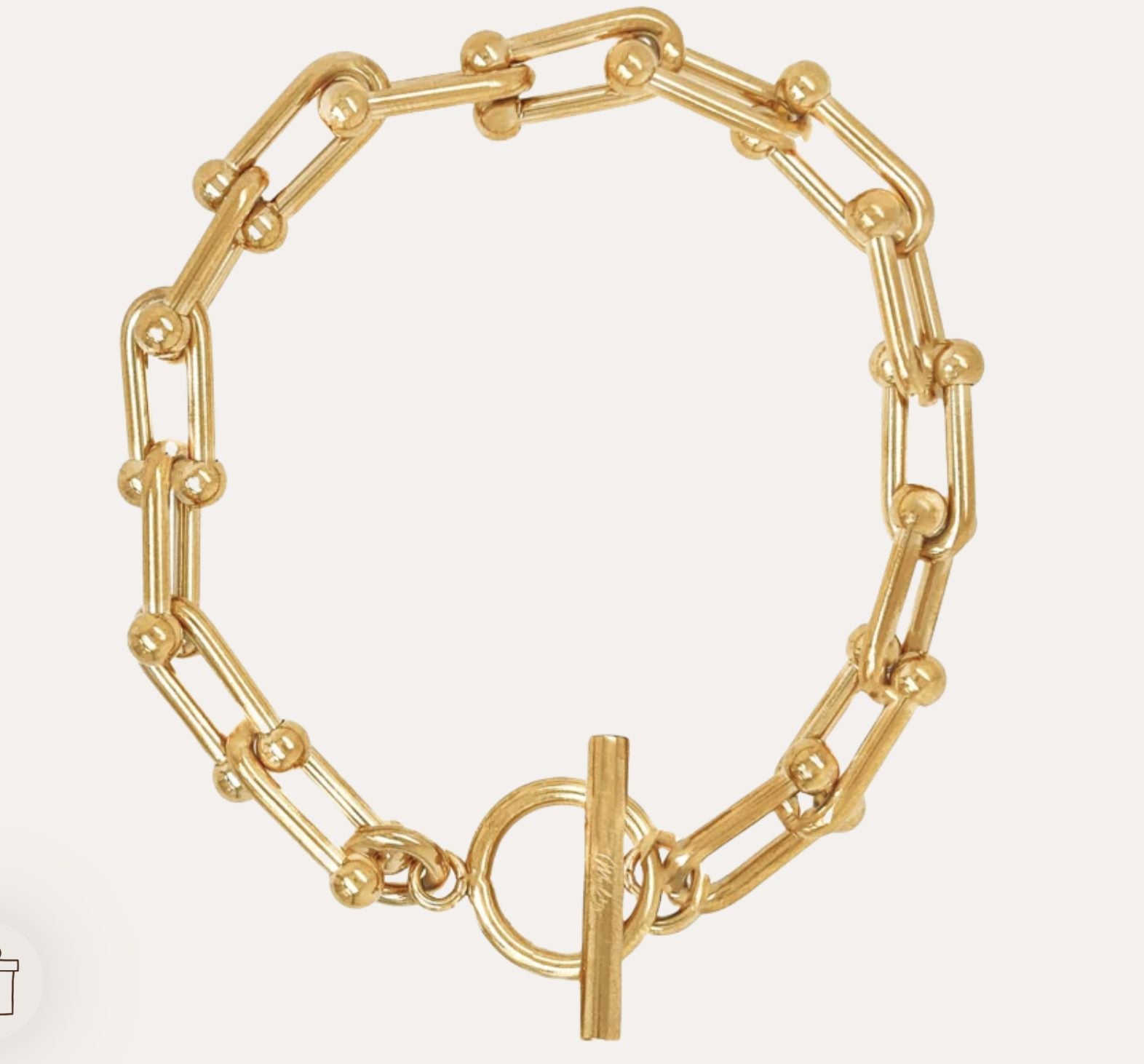 Mod + Jo Madison Chunky Gold Chain Bracelet