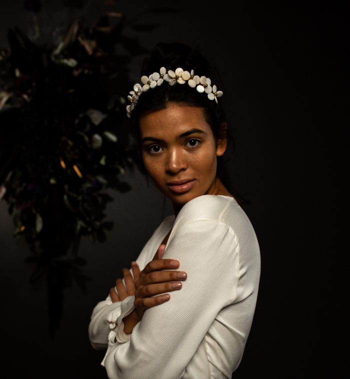 Margot Pearl Crown by Blue Meadow