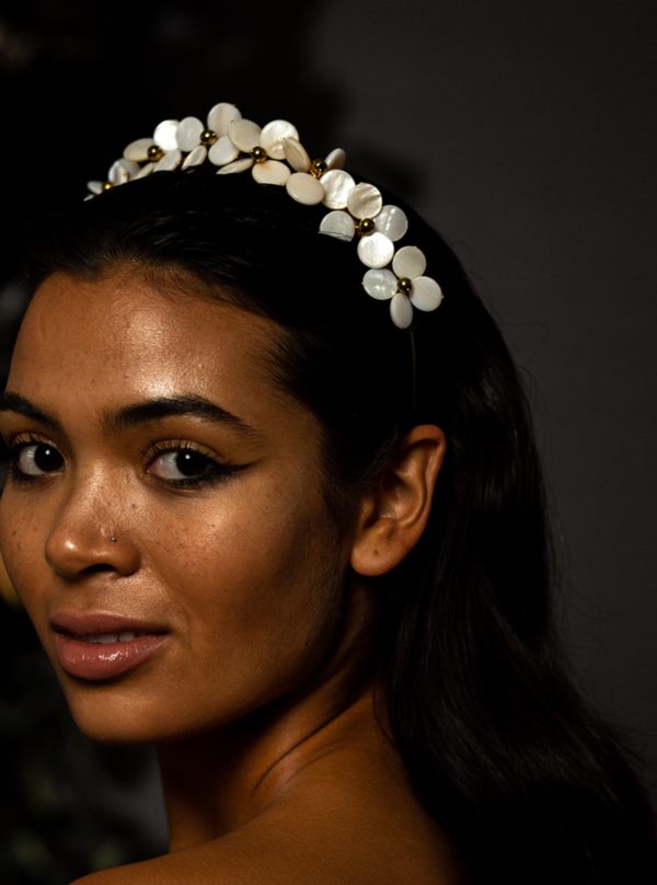 Margot Pearl Crown by Blue Meadow