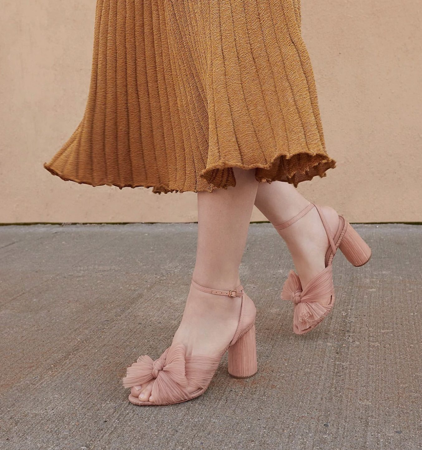 Beauty Pink Camellia Shoes by Loeffler Randall