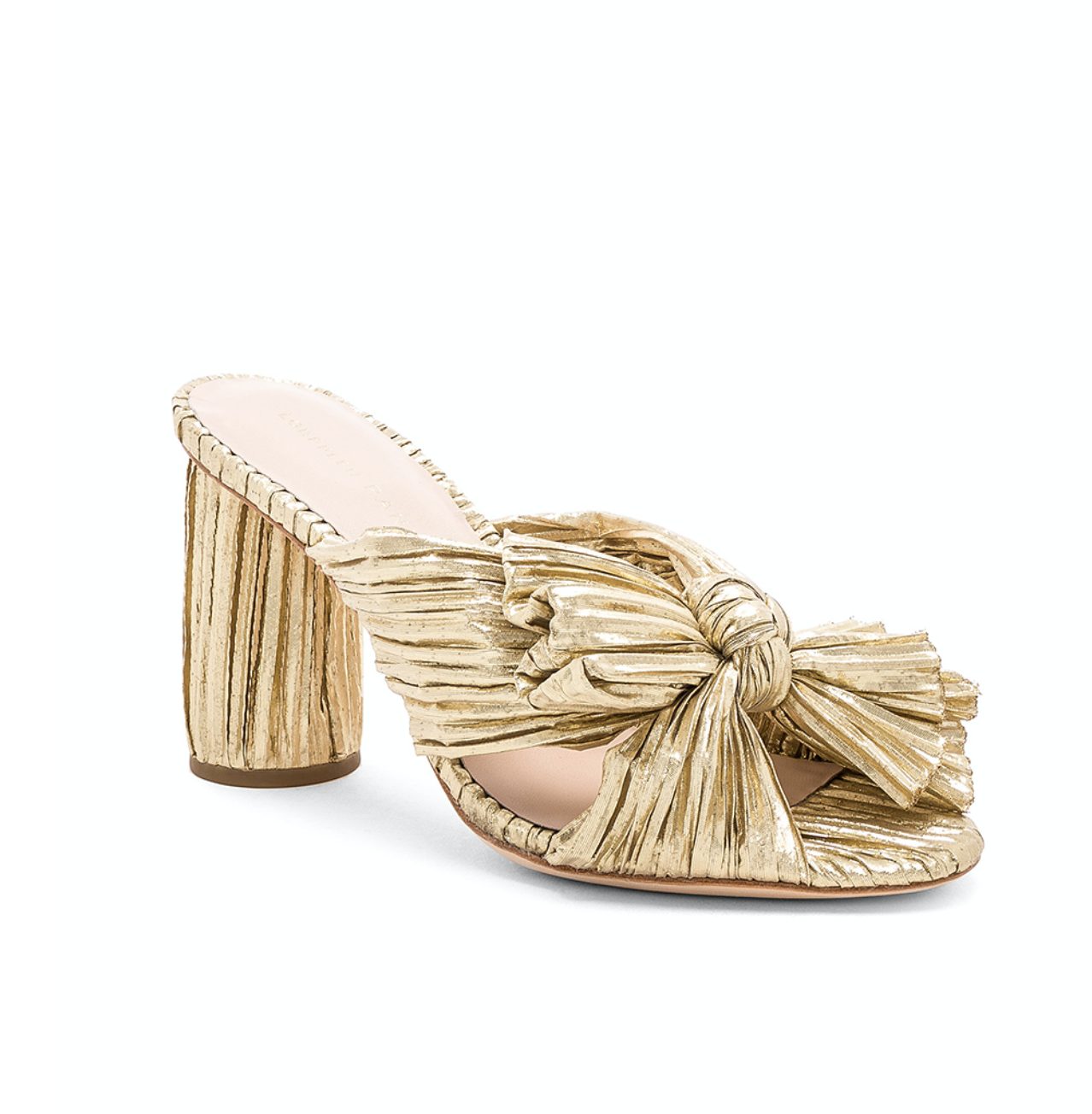 Loeffler Randall Penny Gold Mule Shoes