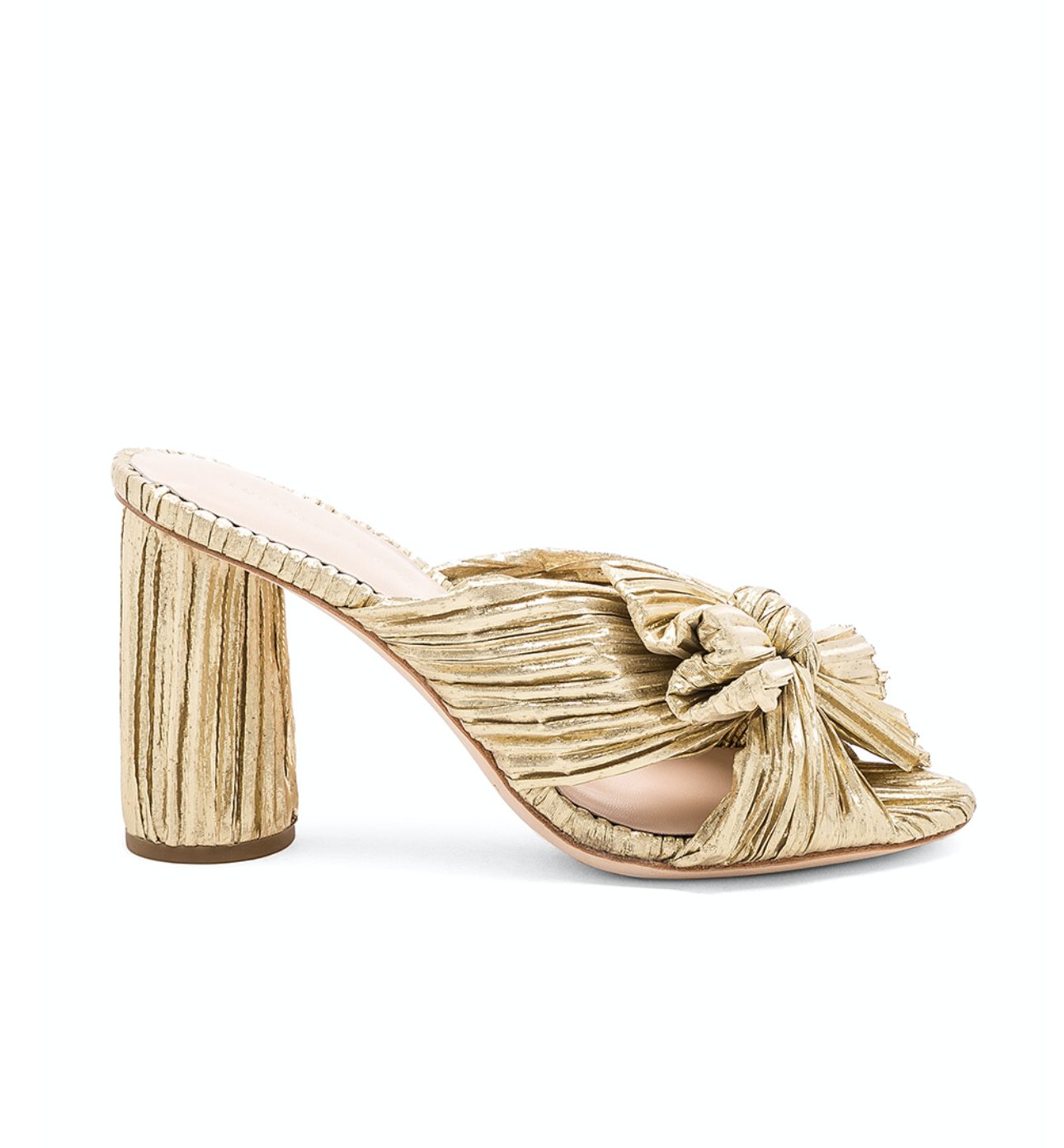 Loeffler Randall Penny Gold Mule Shoes