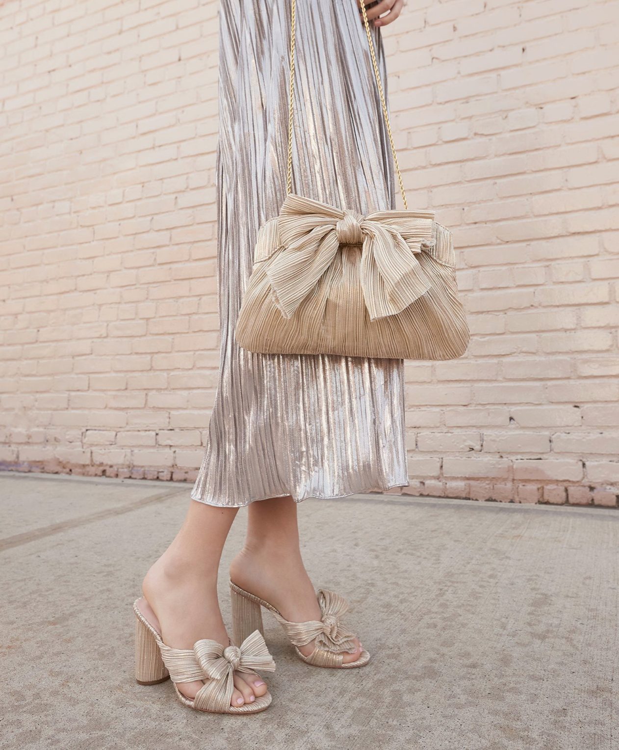 Platinum Penny Shoes by Loeffler Randall