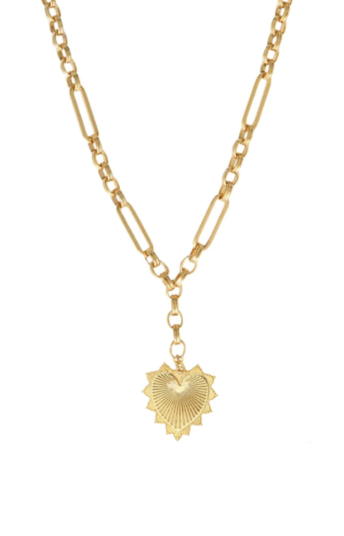 Gold Love Heart Necklace