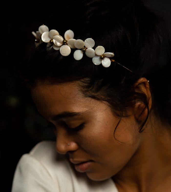 Margot Pearl Crown by Blue Meadow